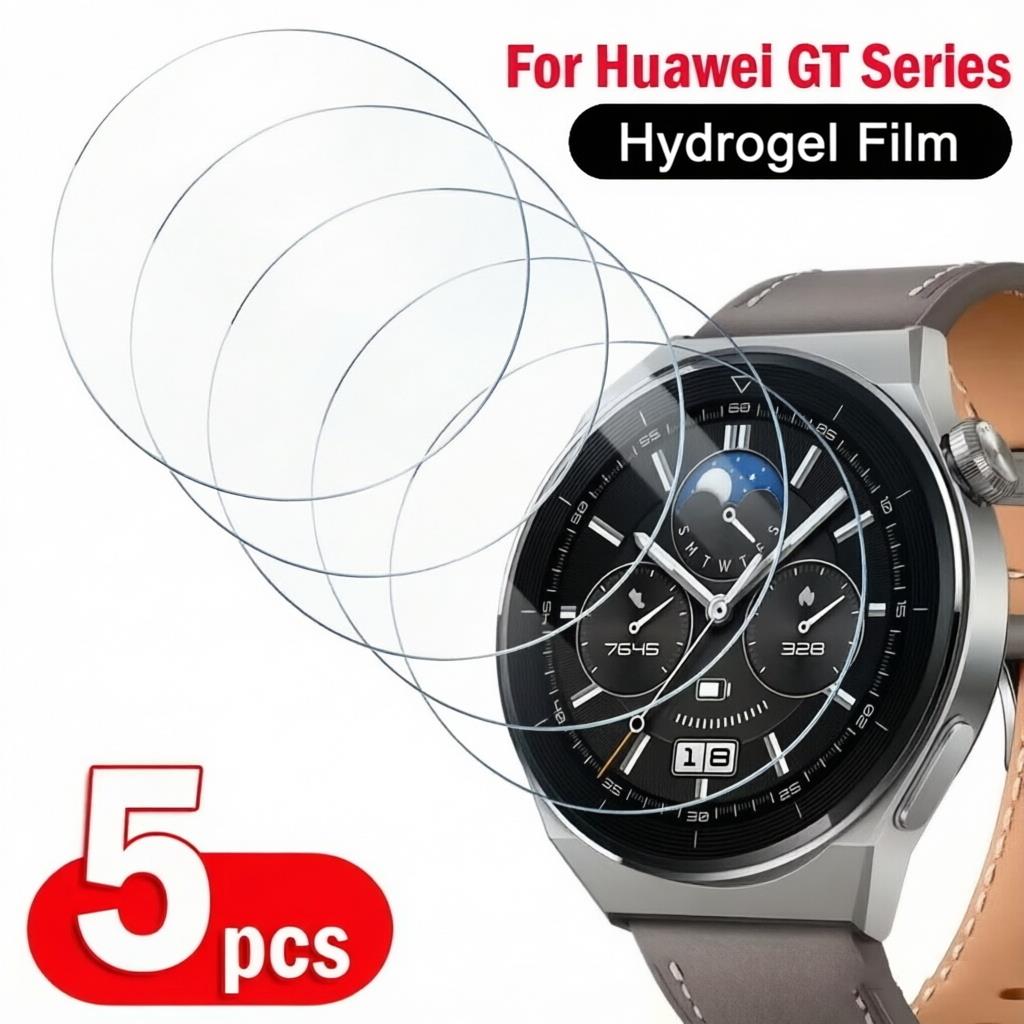 Smartwatch Screen Film - 5-1 Stück Weiche Hydrogel-Folie für Huawei