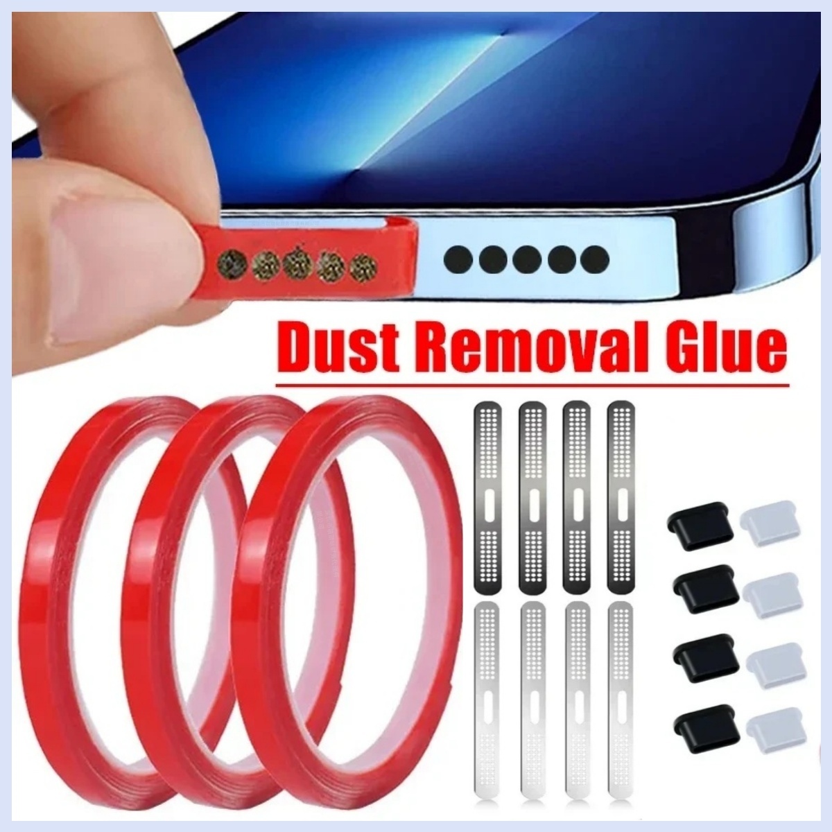 Dust Removal Sticker - Universal Telefon Lautsprecher Staub Entfernung Kleber