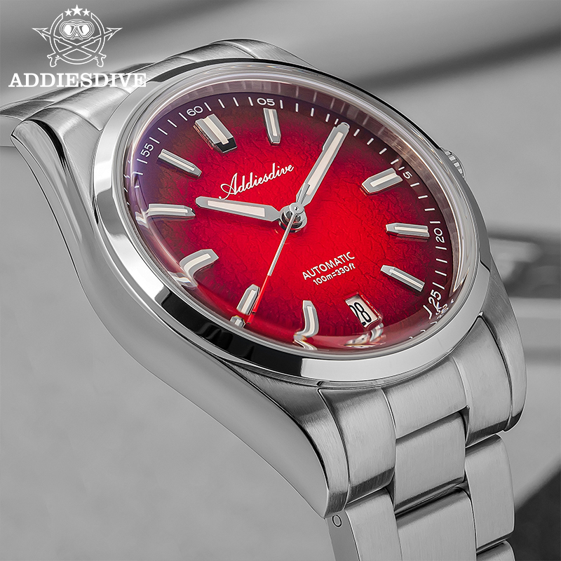 Anti Blue Light Film - ADDIESDIVE Neue Herrenuhren, mechanisch, 39 mm,