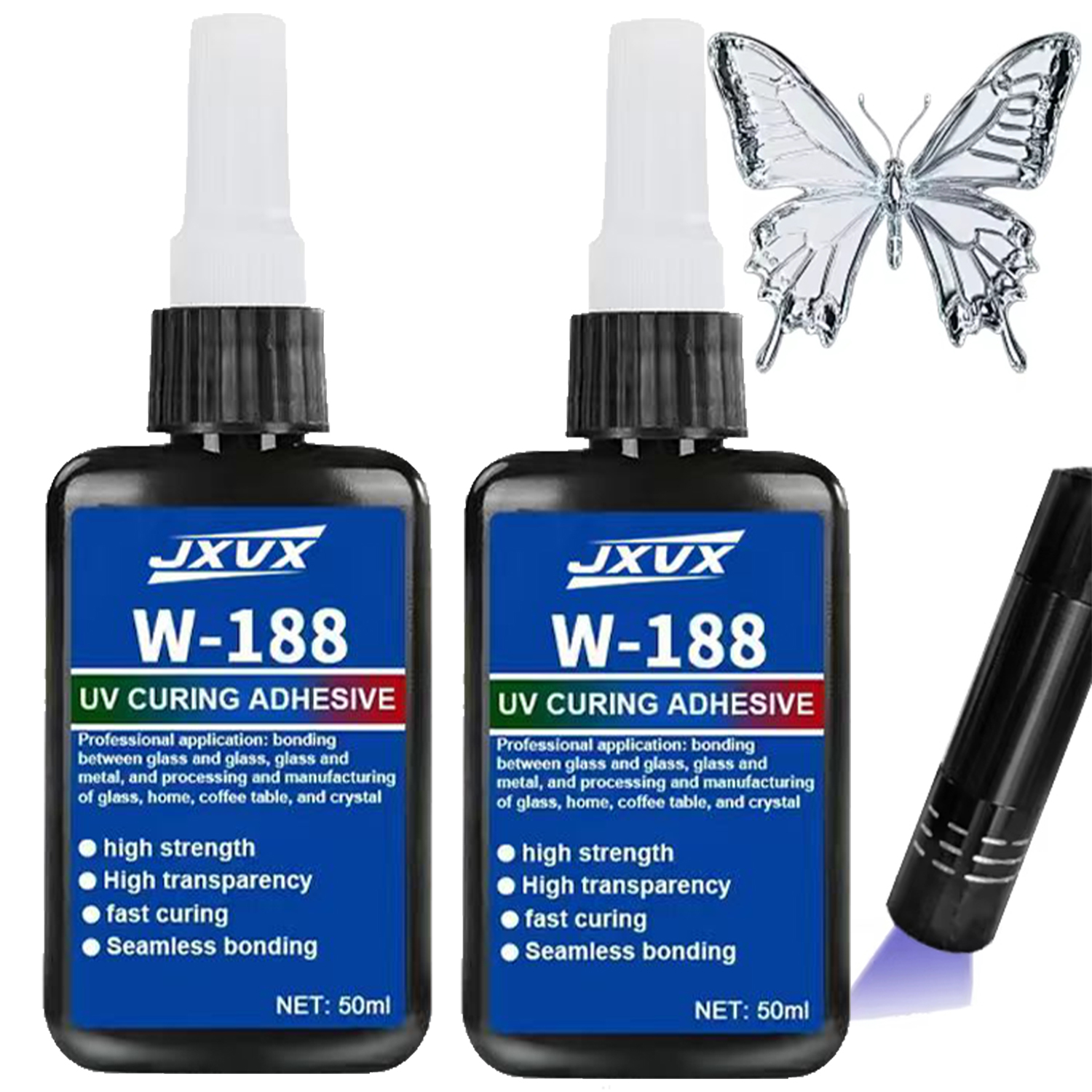 Liquid Uv Glue Kit - 2025 Professionelles UV-Harz - Schnell Härtend