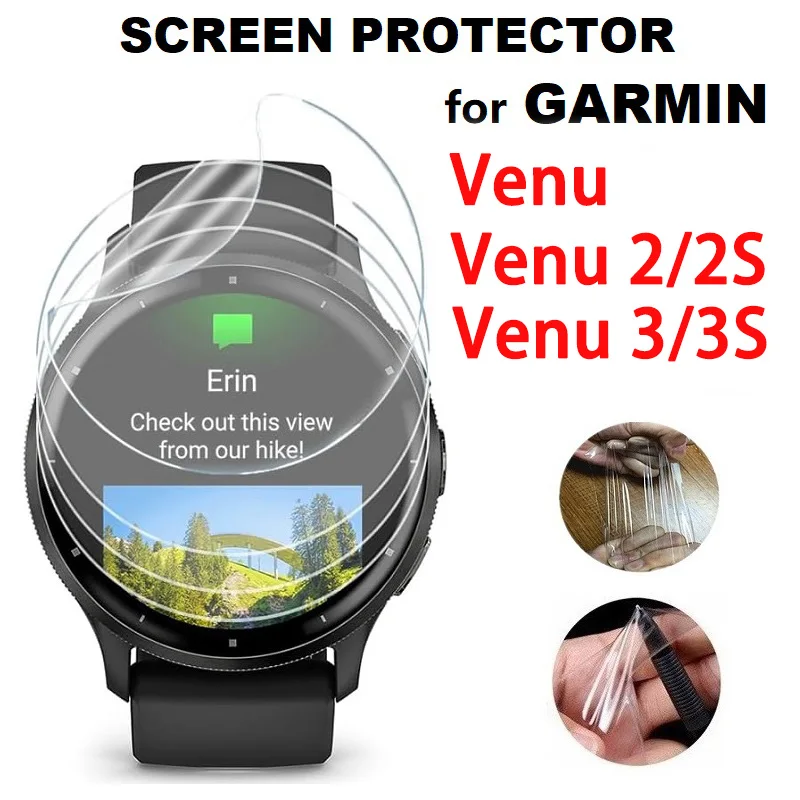 Hydrogel Screen Protector - Hydrogel Film Für Garmin Venu 3
