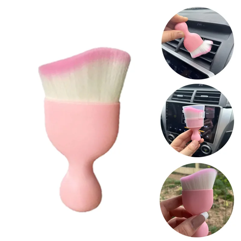 Dust Removal Sticker - 1/3/5PCS Rosa Auto Staub Entfernung Pinsel