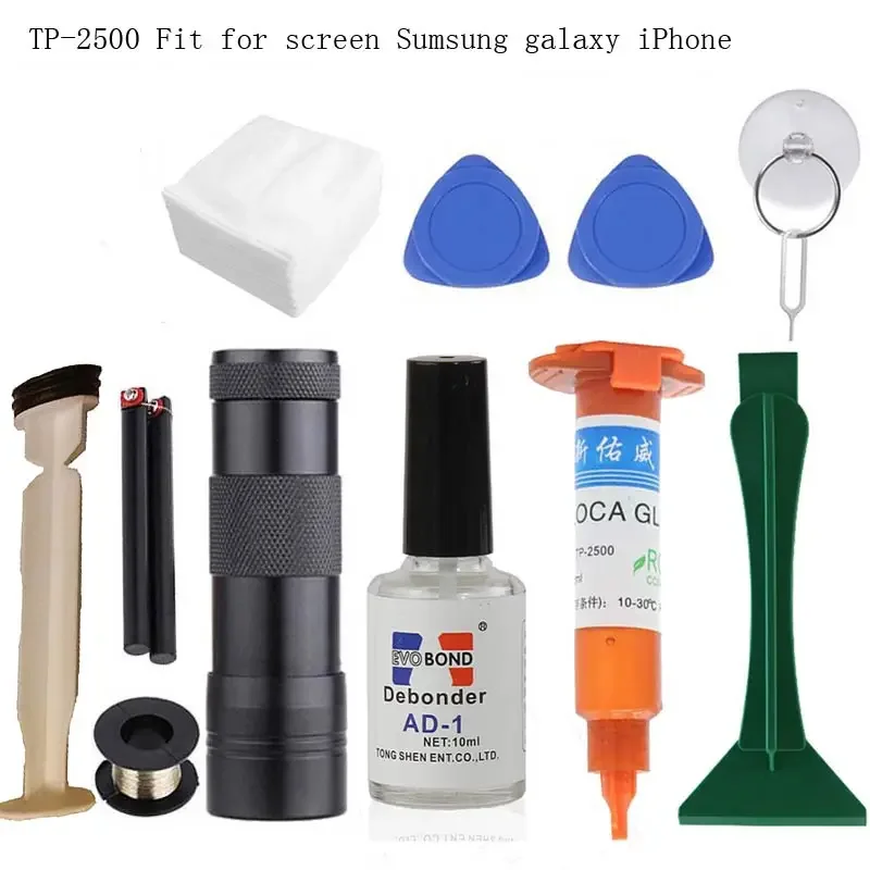 Liquid Uv Glue Kit - Hochwertiger Original TP-2500 LOCA UV-flüssiger optischer