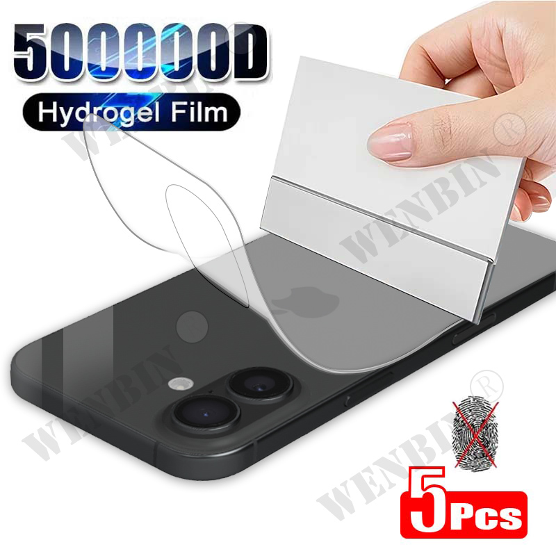 Hydrogel Screen Protector - 5Pcs Hydrogel Film Für iPhone 16