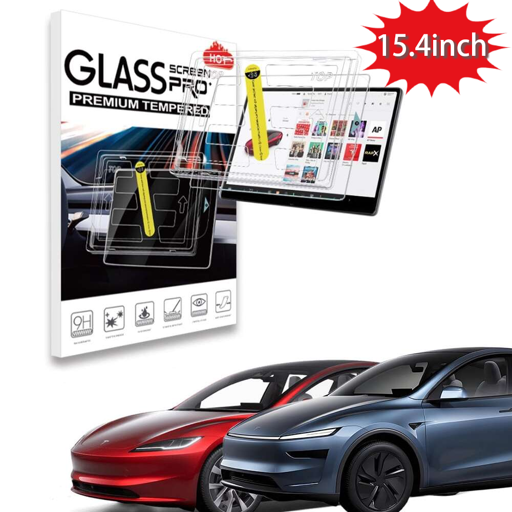 Tempered Glass Screen 9H - Gehärteter Glas-Displayschutz für Tesla Model 3/Model