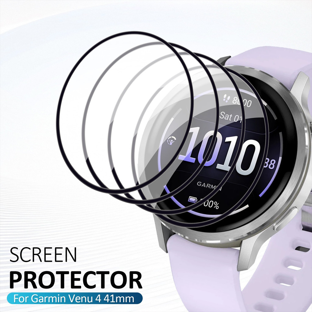 Hydrogel Screen Protector - 4 Stück HD-Displayschutzfolien für Garmin Venu