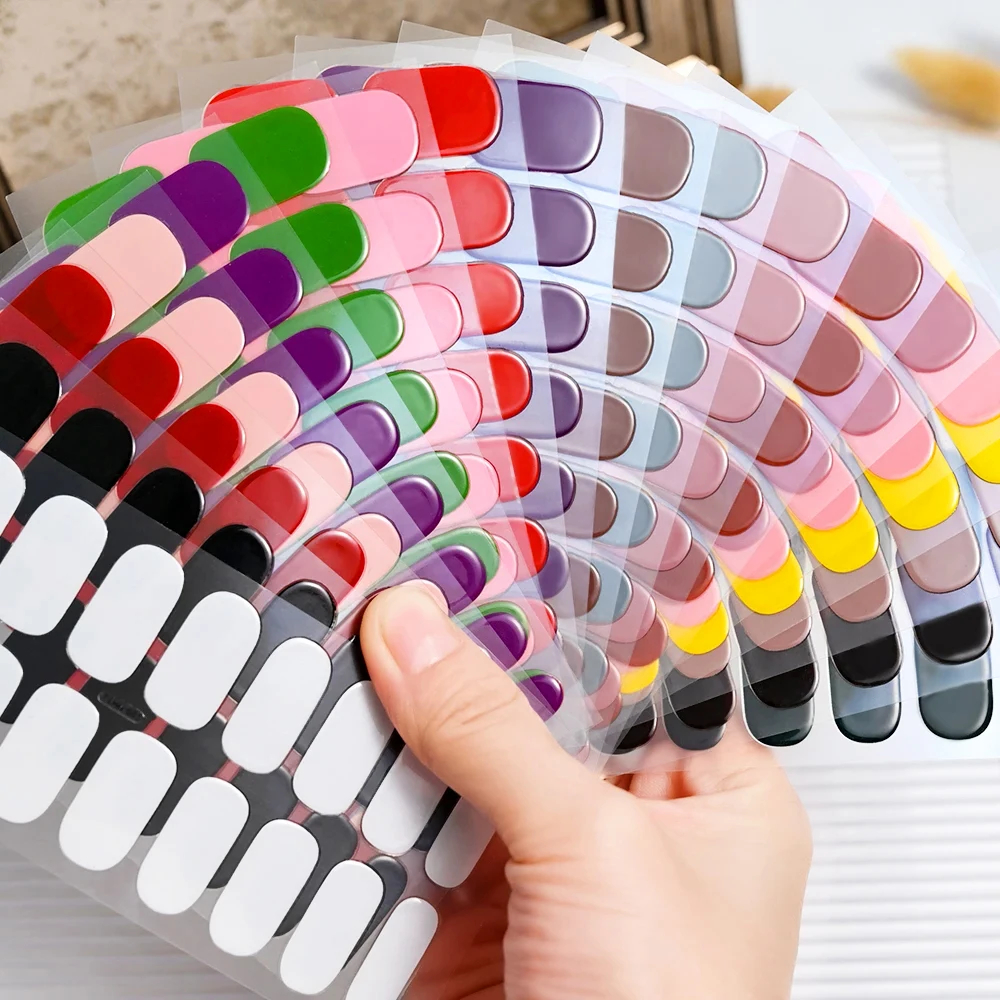 Full Cover Adhesive - 16 Tipps UV Semi-Härtete Gel Nagel