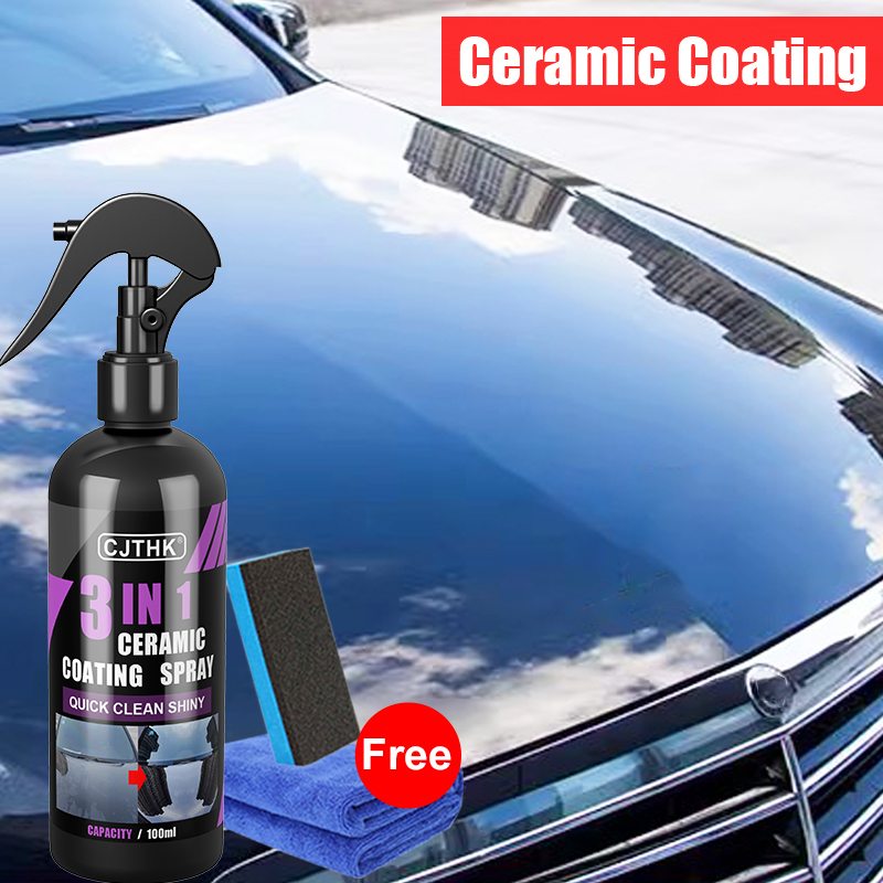 Nano Liquid Coating - 3-in-1-Auto-Keramik-Nano-Beschichtung, flüssige Beschichtung, Nano-Kristall, hydrophobe Schicht,