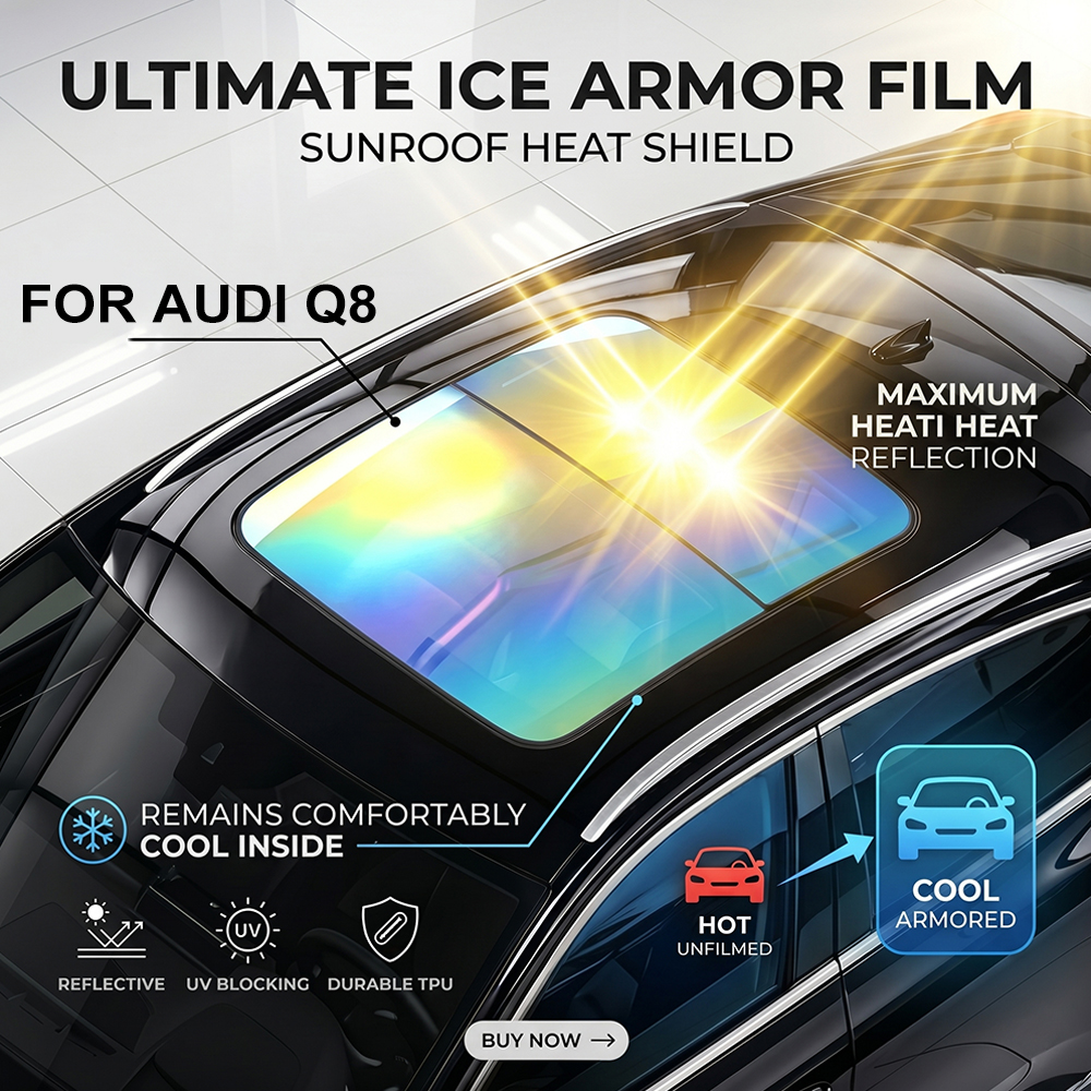Anti Blue Light Film - Für Audi Q8 4M 2018-2025 7,5mil