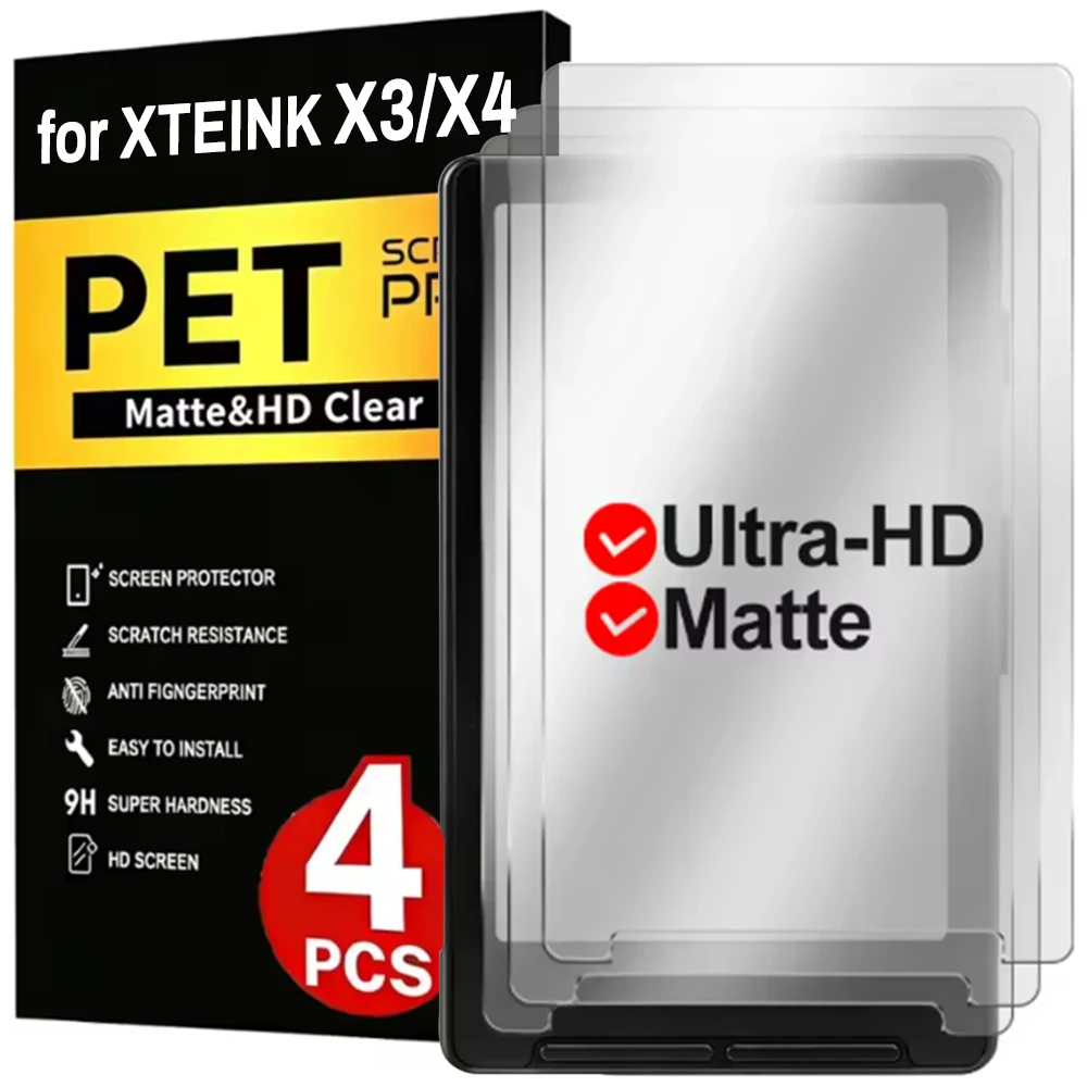 Matte Anti Glare Screen - 1–4 Stück weiche PET-Schutzfolien für XTEINK