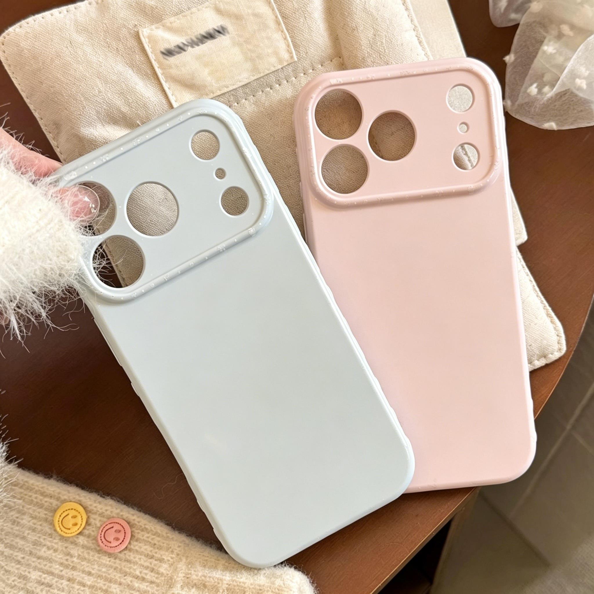 Oleophobic Coating Spray - Bonbonfarbene Flüssig-Silikonhülle für iPhone 17 Pro