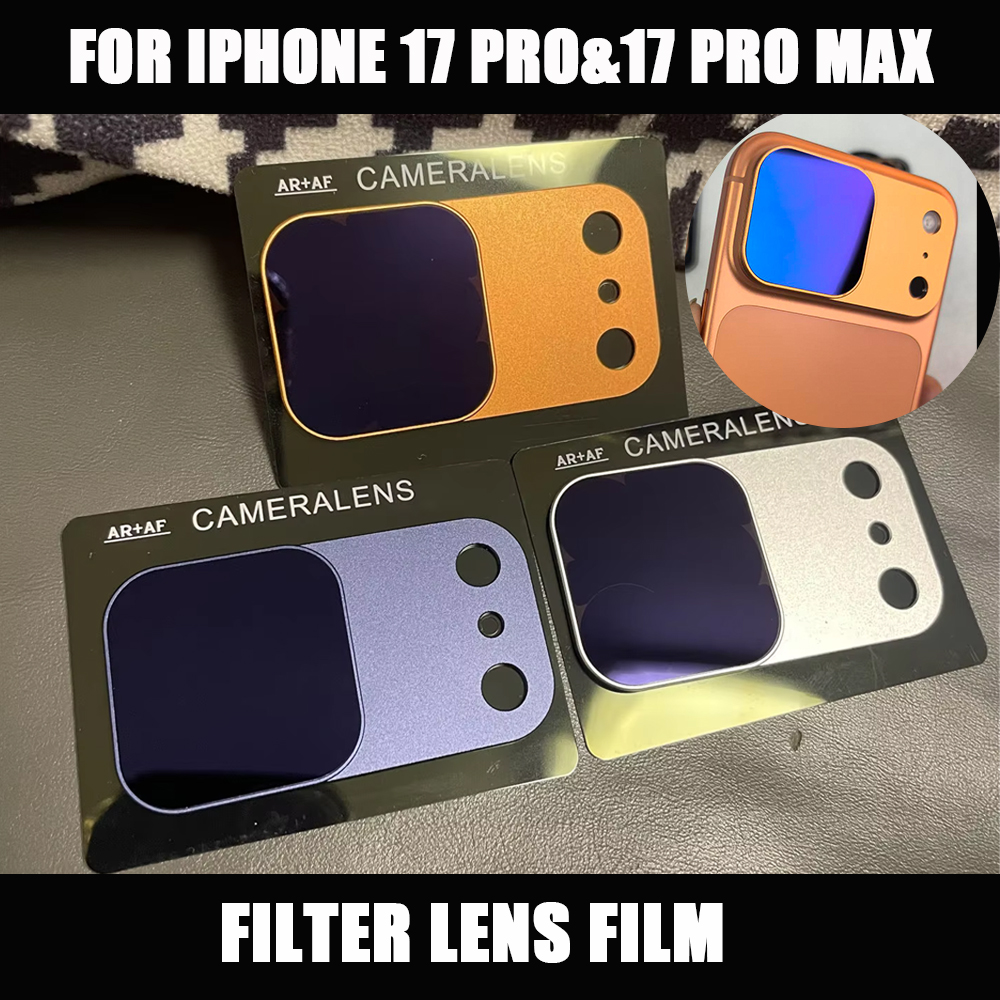 Camera Lens Protector - Anti-Exposition-Filter für iPhone 17 Pro/Pro Max