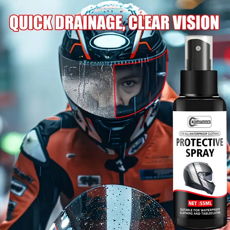 Nano Liquid Coating - Antibeschlagspray für Motorradhelme und Autos: Langlebige
