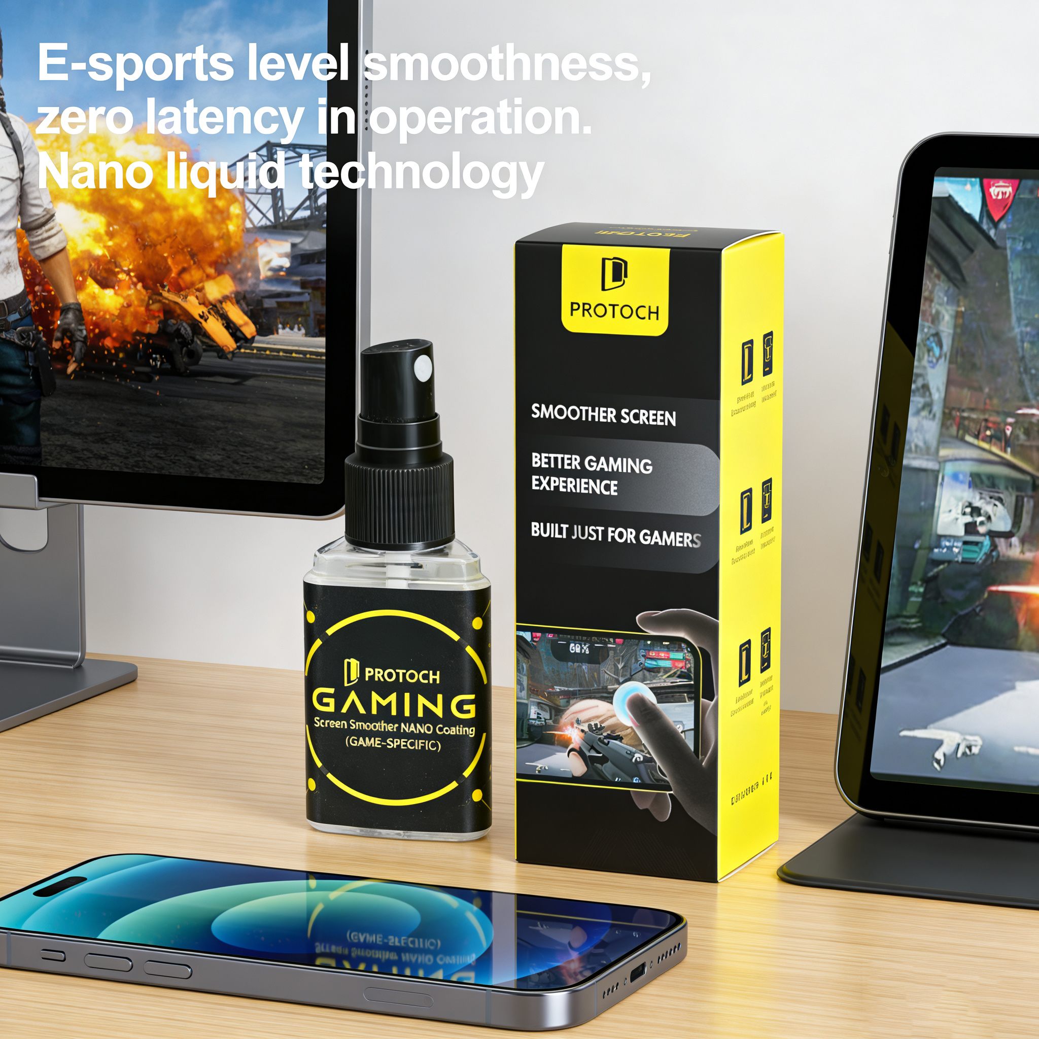 Oleophobic Coating Spray - Hi-Tech NANO Flüssigglas-Displayschutzfolie Oleophobe Beschichtung Ultradünne