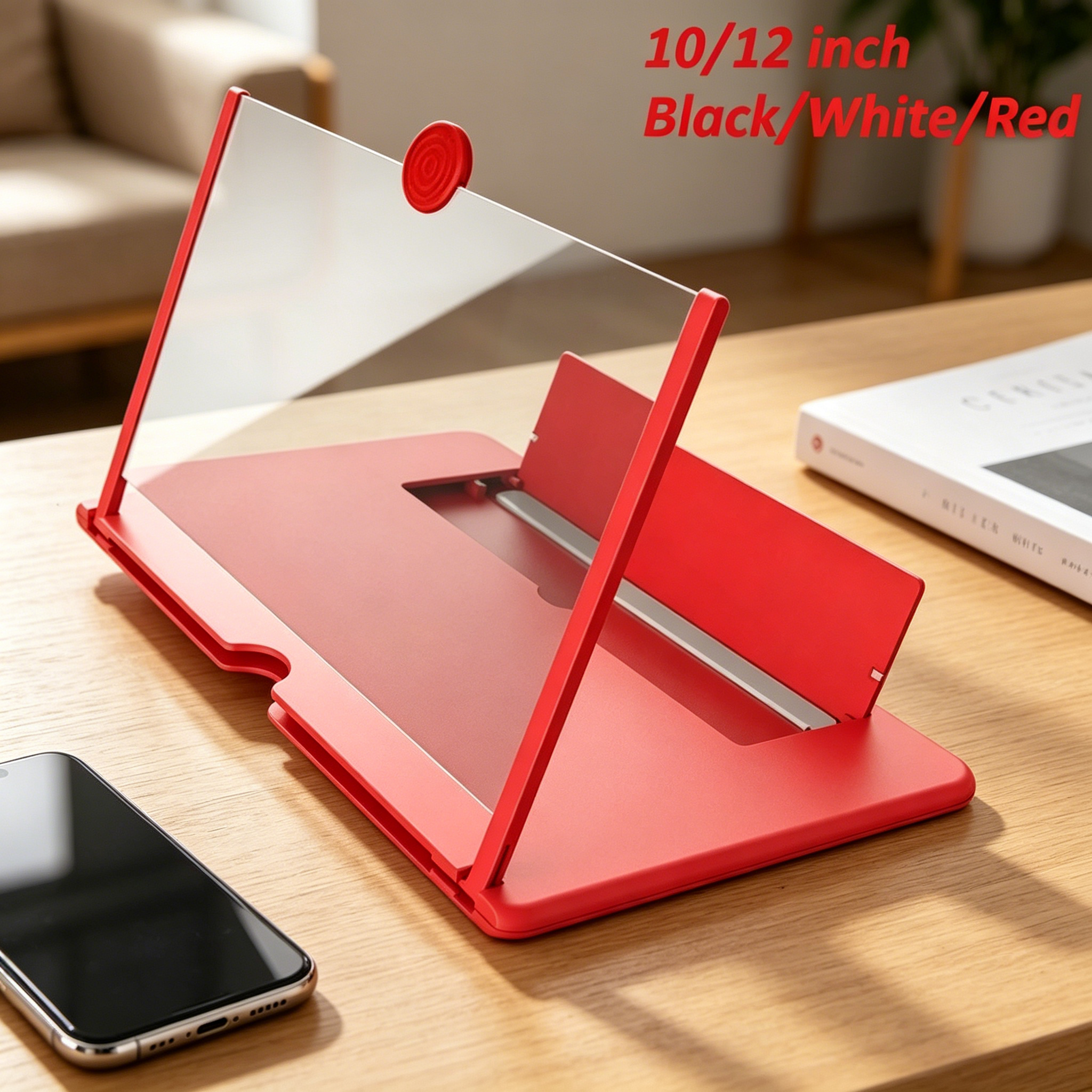 Matte Anti Glare Screen - 10/12 Zoll HD Handy-Bildschirmverstärker, universeller Blaulichtfilter,