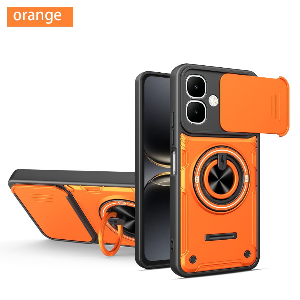 Camera Lens Protector - Kameraobjektiv-Schutzschieber 360° ° Ringhalter-Ständer Handyhülle für