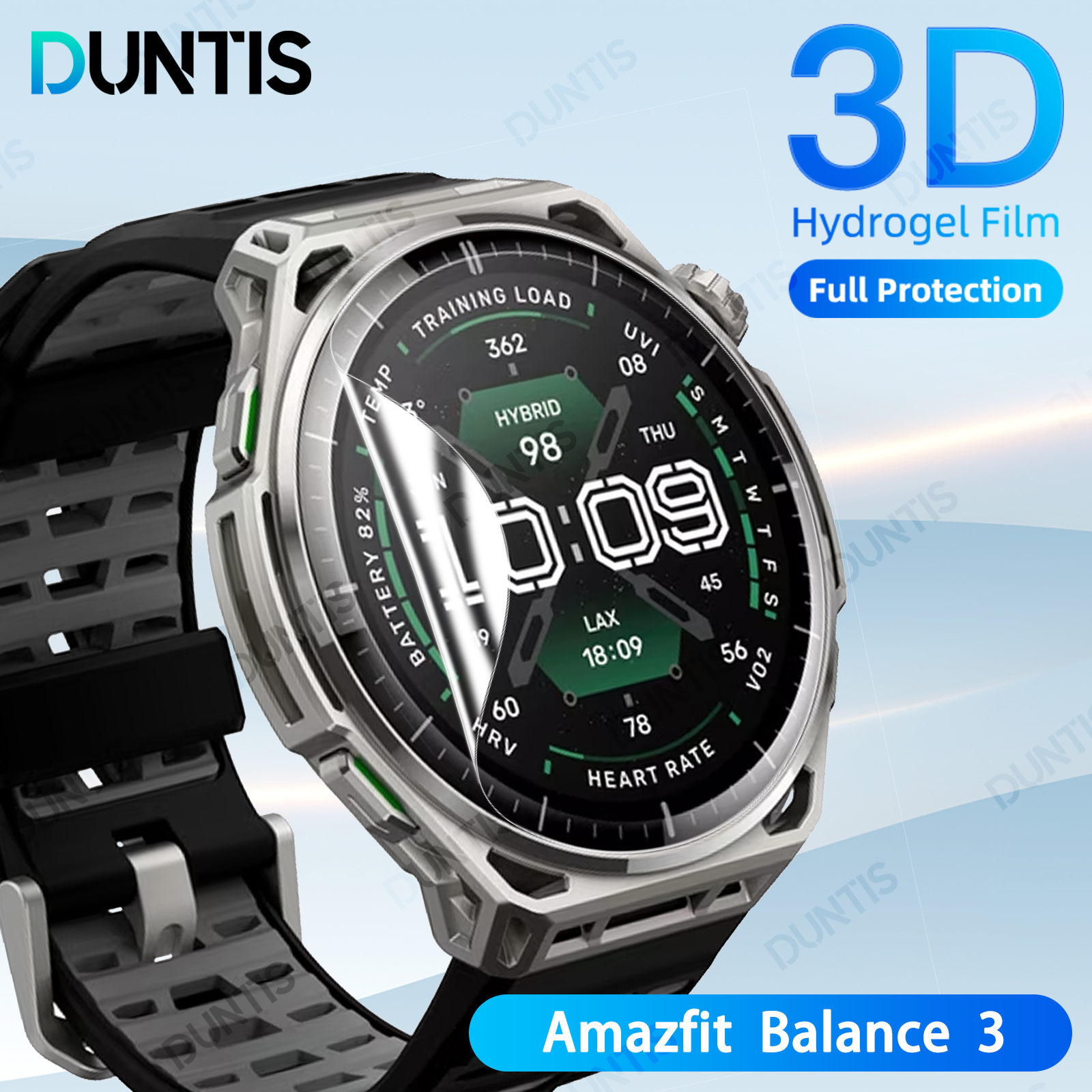 Flexible Tpu Film - 3D-Displayschutzfolie für Amazfit Balance 3, flexibles