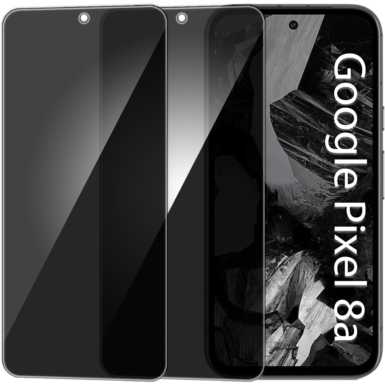 Privacy Filter 2Pack - 2er-Pack Sichtschutzfilter aus gehärtetem Glas, AntiSpy