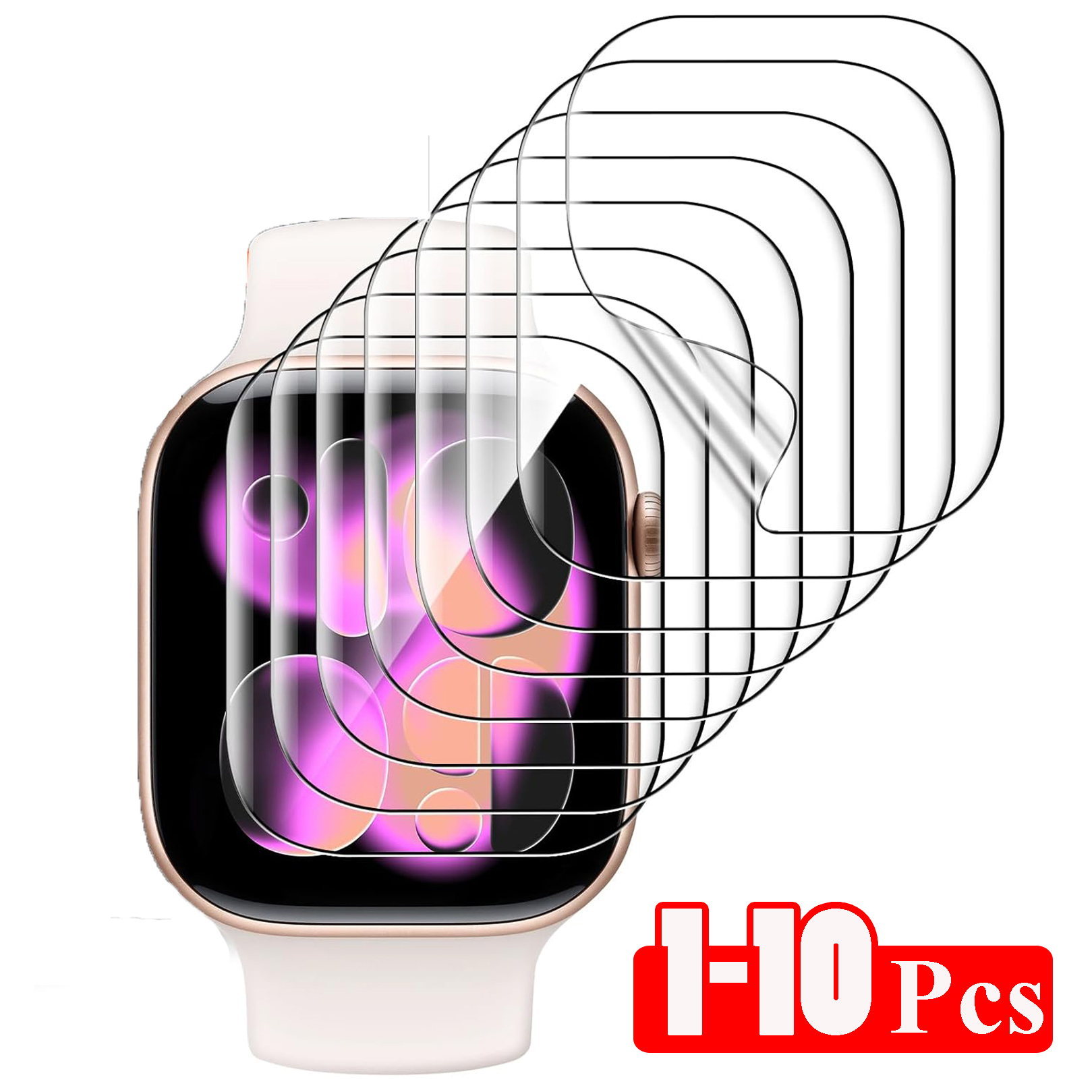 Hydrogel Screen Protector - 1-10PCS Hydrogel Film für Apple Watch