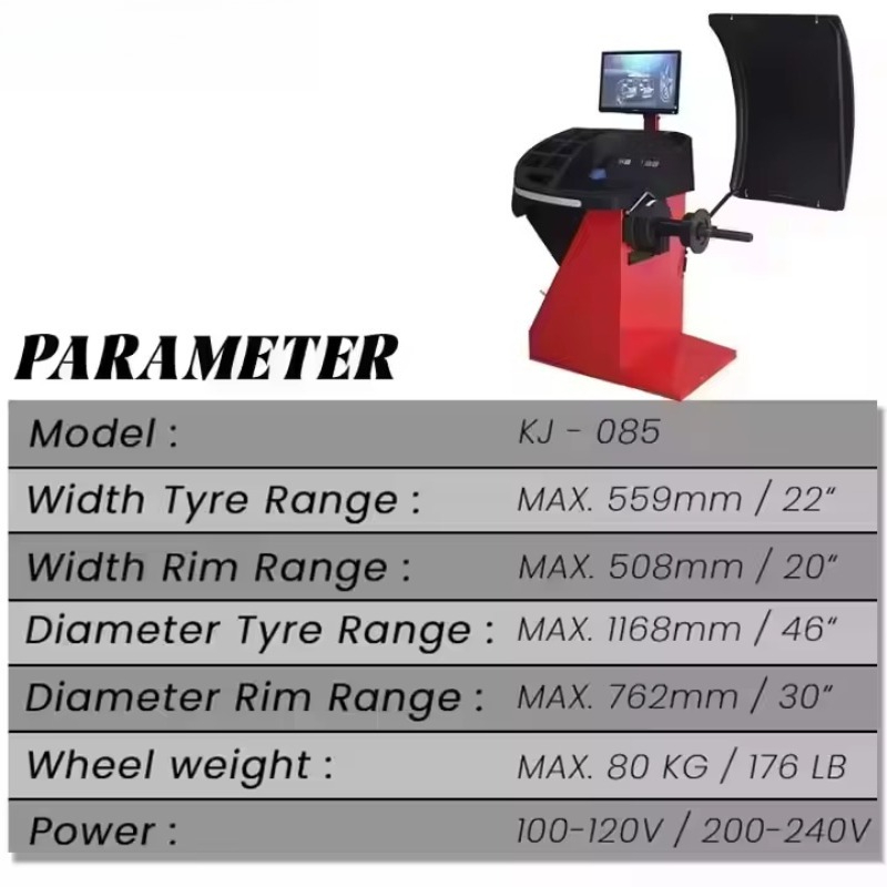 Auto-Reifenwuchtmaschine mit C – Screen Alignment Tool Bewertung und Preis