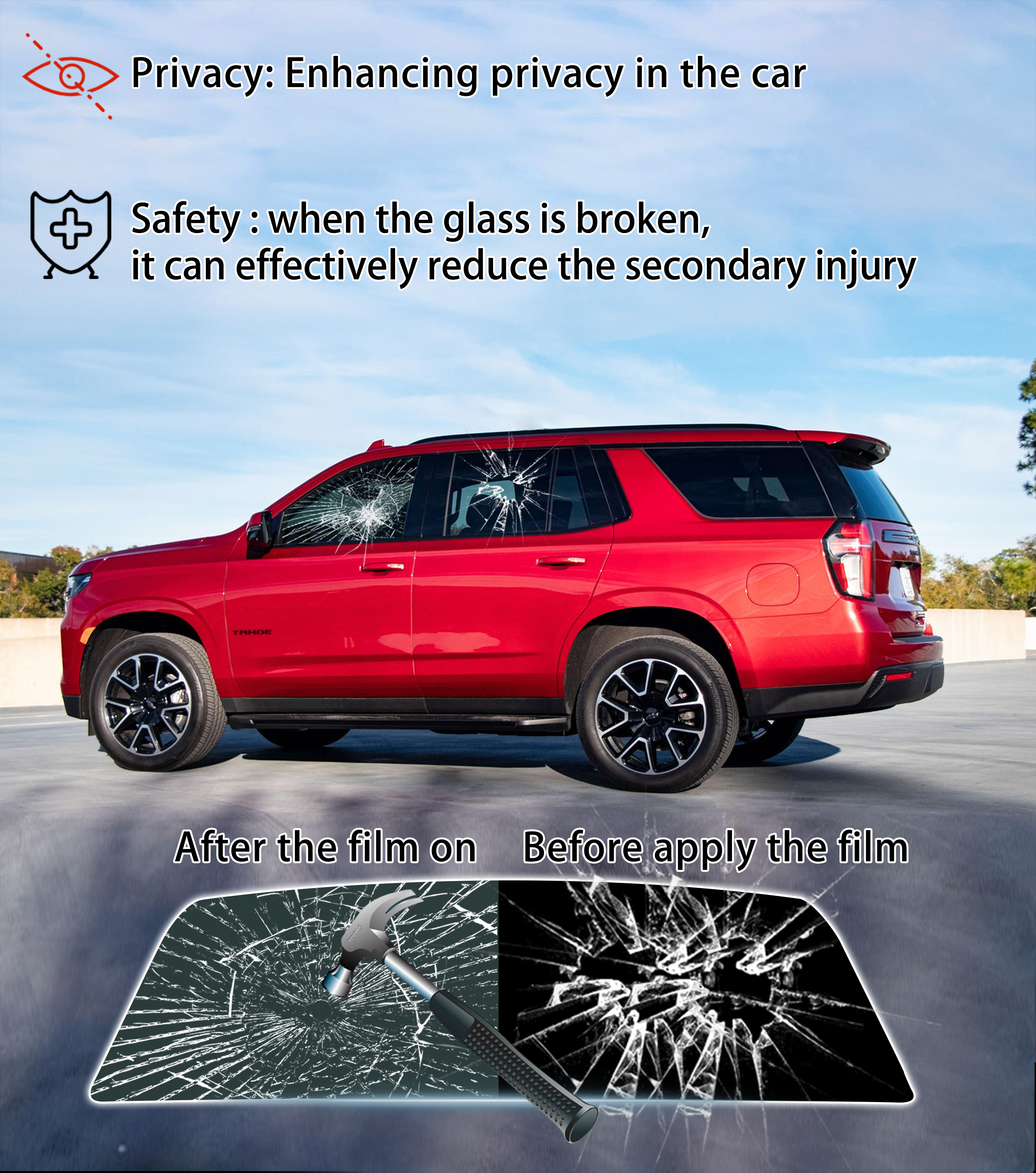 Vorgeschnittene Fenstertönung  – Glass Protector Auto Bewertung und Preis