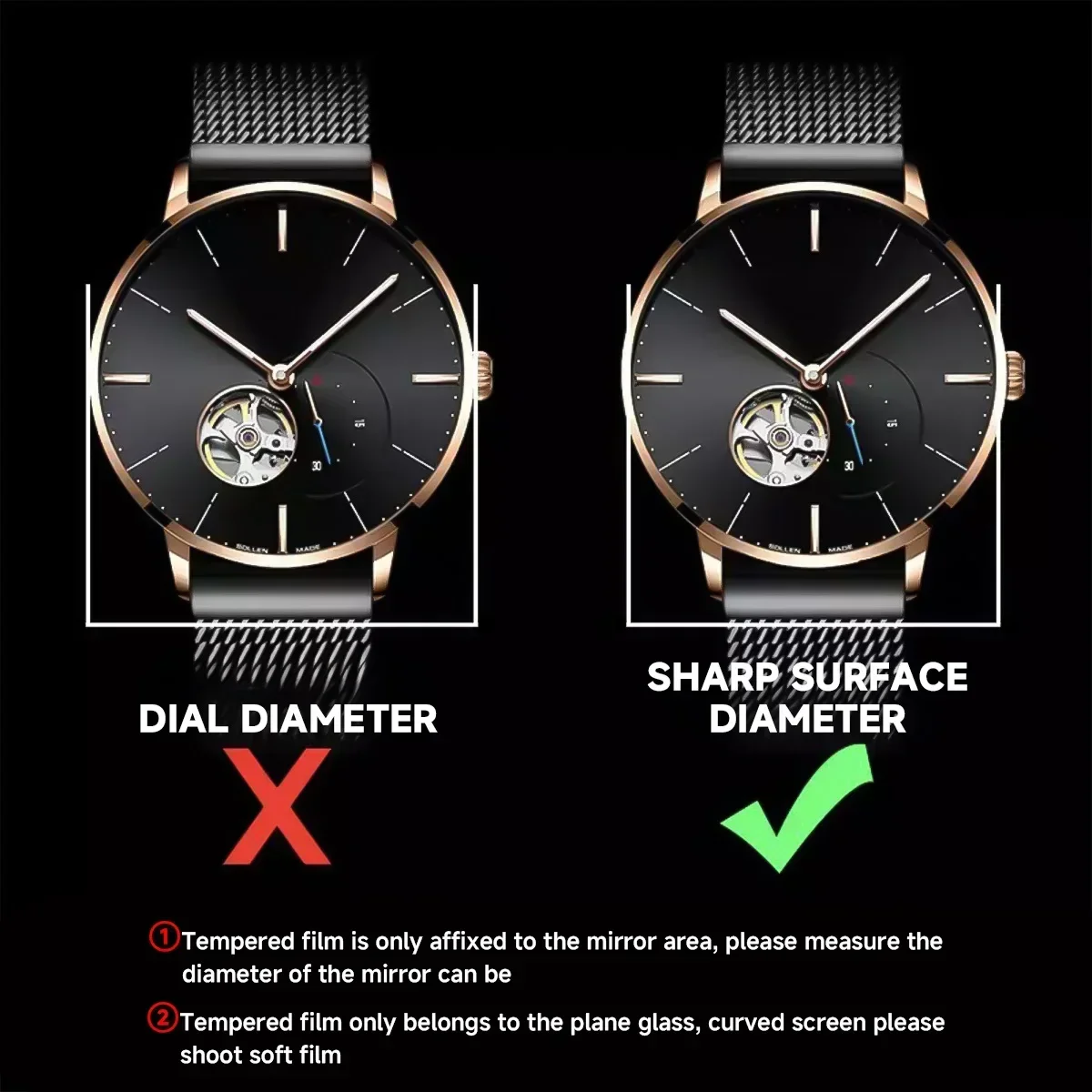 26–46 mm Universal-Smartwatch- – Smartwatch Screen Film Bewertung und Preis
