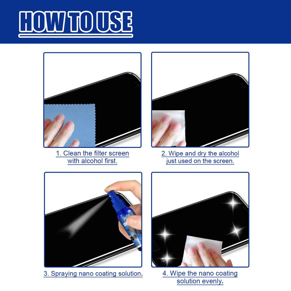 Flüssiger Displayschutz, Sprüh – Oleophobic Coating Spray Bewertung und Preis