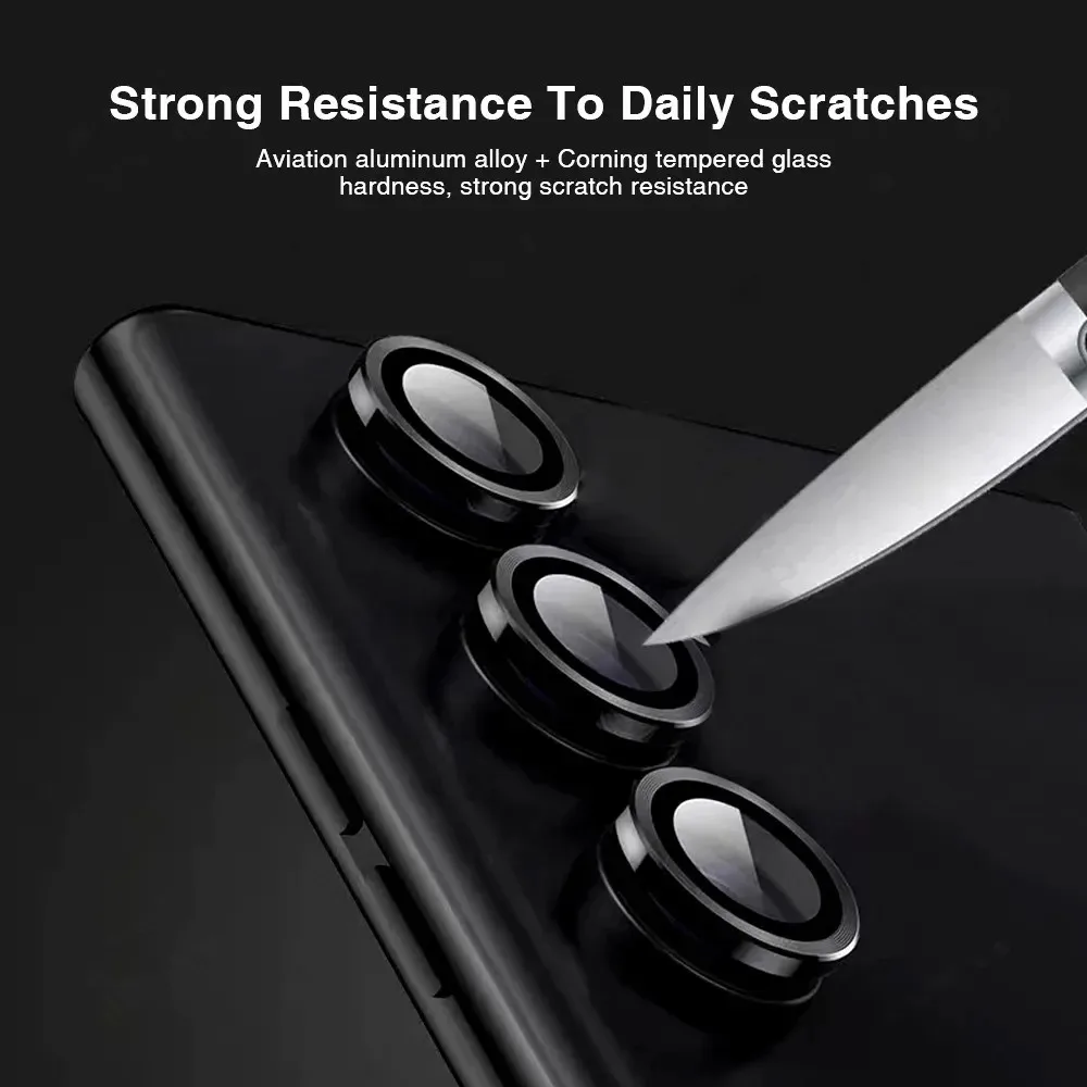 Metall-Kameraobjektivschutz fü – Tempered Glass Screen 9H Bewertung und Preis