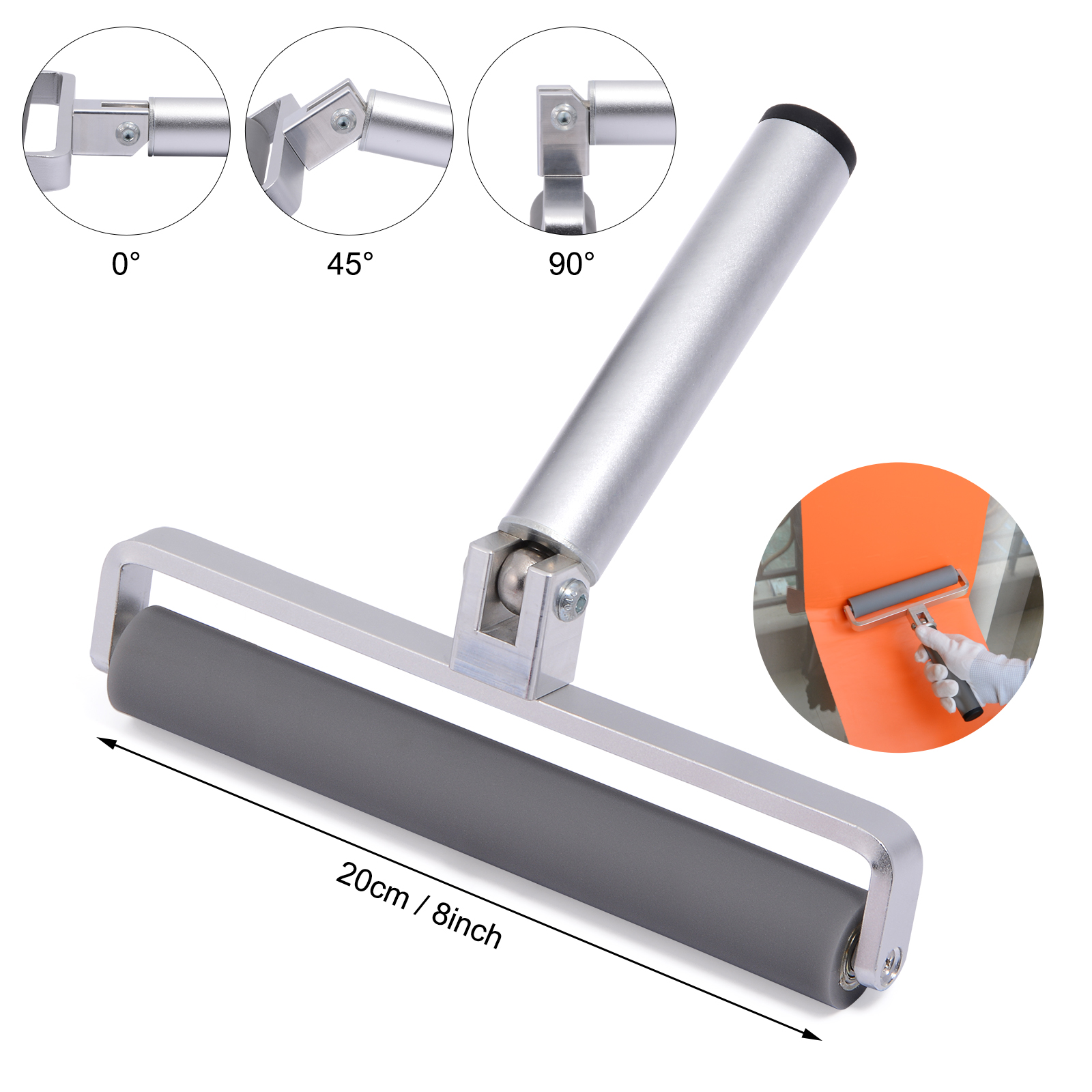EHDIS 8-Zoll-Wickelfilmwalze,  – Air Bubble Remover Bewertung und Preis