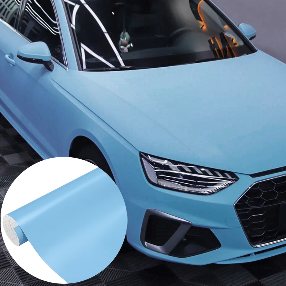 Auto-Vinylfolie Matt Hellblau  – Anti Blue Light Film Bewertung und Preis