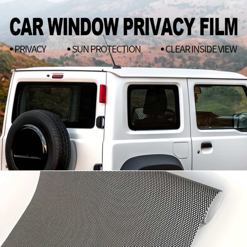 1 Rolle schwarze perforierte V – Privacy Screen Protector Bewertung und Preis
