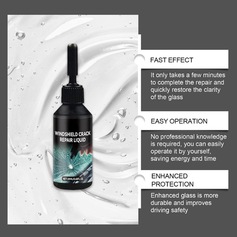 Windschutzscheiben-Reparaturse – Liquid Uv Glue Kit Bewertung und Preis